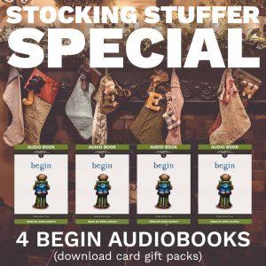 Begin Audiobook Stocking Stuffer Special 2017